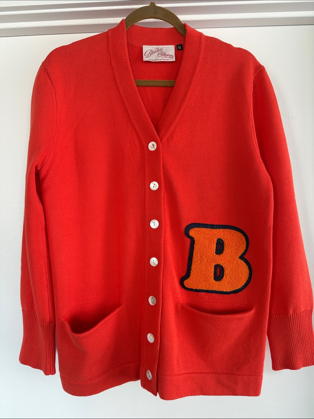 The Bleachers - Bright Orange Cardigan